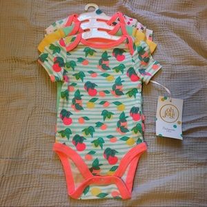 3/$12 NWT Oh Joy! 3 Pack Printed Bodysuits